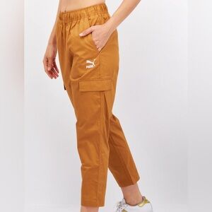 Puma classic woven pants desert sand size small nwt